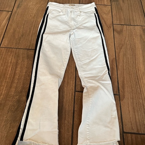 MOTHER Insider Crop Step Fray Whipping the Racer Size 25 - Picture 2 of 5